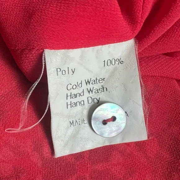 Floral Red Blue Halter Cinched Waist Mini Dress Size XS - Picture 5 of 5